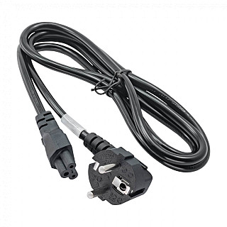 AKYGA Kabel zasilający koniczynka Akyga AK-NB-01C CU 3x0.75mm² CEE 7/7 / IEC C5 1.5 m