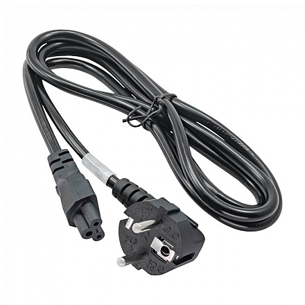 AKYGA Kabel zasilający koniczynka Akyga AK-NB-01C CU 3x0.75mm² CEE 7/7 / IEC C5 1.5 m - 1