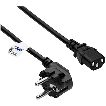 AKYGA Kabel zasilający Akyga AK-PC-06A CCA 3x0.75mm² CEE 7/7 / IEC C13 3 m - 2