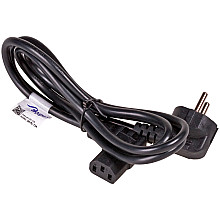 AKYGA Kabel zasilający kątowy Akyga AK-PC-12A CCA 3x0.75mm² CEE 7/7 / IEC C13 3 m