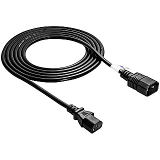 AKYGA Kabel zasilający Akyga AK-PC-07A przedłużacz CCA 3x0.75mm2 IEC C13 / C14 3 m