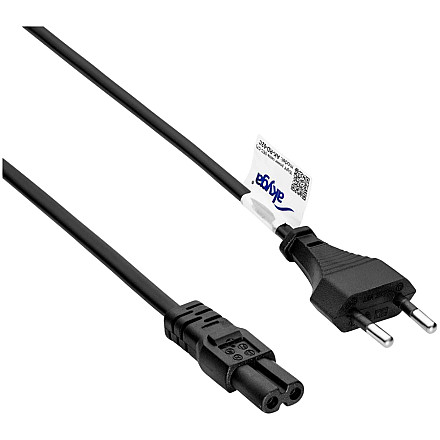 AKYGA Kabel zasilający ósemka Akyga AK-RD-02C CU 2x0.5mm² CEE 7/16 / IEC C7 3m - 2