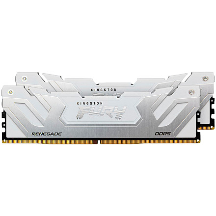 Kingston 48GB 8400MT/s DDR5 CL40 CUDIMM (Kit of 2) FURY Renegade White XMP, EAN: 740617346831 - 2