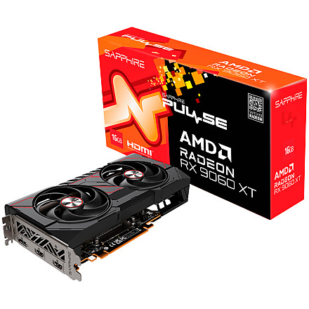 SAPPHIRE PULSE AMD RADEON RX 9060 XT GAMING OC 16GB DUAL HDMI / DP - 1