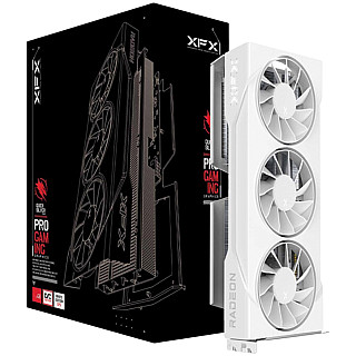 XFX Swift AMD Radeon RX 9060 XT OC White Triple Fan 16GB GDDR6 128-bit