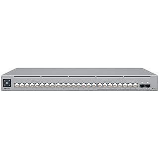 UBIQUITI UniFi Комутатор Pro Max, 24 port, Layer 3, (16) GbE, (8) 2.5 GbE, (2) 10G SFP+