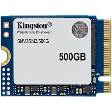 Kingston 500GB NV3 SSD M.2 2230 PCIe 4.0 NVMe, Read: 5,000/ Write: 3,000MB/s