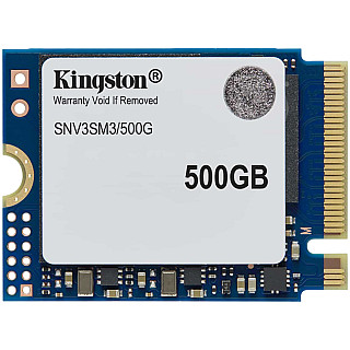 Kingston 500GB NV3 SSD M.2 2230 PCIe 4.0 NVMe, Read: 5,000/ Write: 3,000MB/s