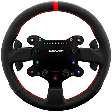 SIMAGIC Kierownica GTS do symulacji GT, wykończenie zamszowe