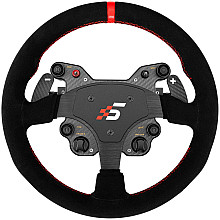 SIMAGIC Kierownica GT1 330mm, R-typ, QR70, magnetyczne łopatki, zamsz, S210