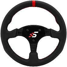 SIMAGIC Kierownica okrągła 330 mm, bez piasty (HUB), skóra
