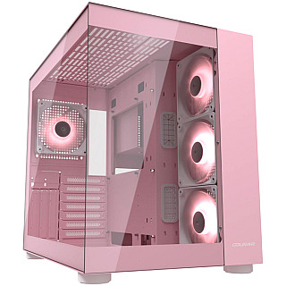 COUGAR FV150 RGB PC Case, Mid tower, Pink