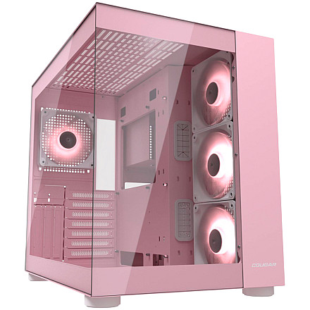 COUGAR FV150 RGB PC Case, Mid tower, Pink - 1