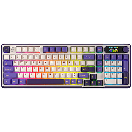 ROYAL KLUDGE RK-S98 Blackberry Mousse Gaming Keyboard Brown switch - 1