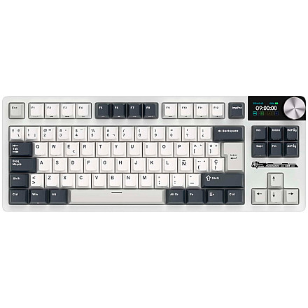 ROYAL KLUDGE RK S85 White Night Gaming Keyboard Cloud switch - 1