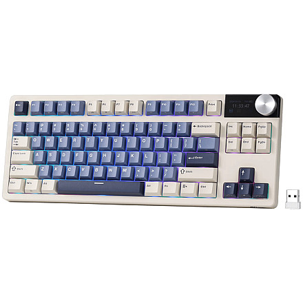 ROYAL KLUDGE RK S85 Horizon Blue Gaming Keyboard Beige switch - 2