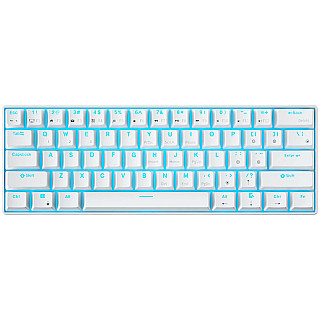 ROYAL KLUDGE RK61 White ігрова клавіатура, перемикач Red