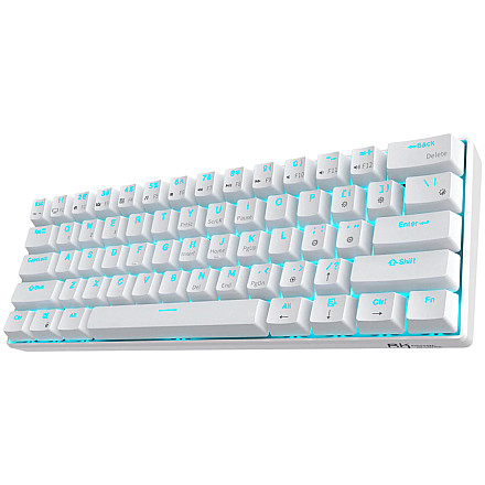 ROYAL KLUDGE RK61 White Gaming Keyboard Red switch - 2