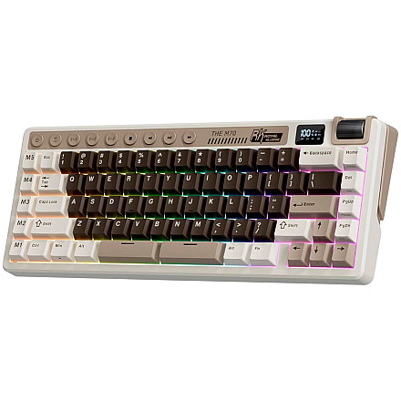 ROYAL KLUDGE RK M70 Mocha Grey Gaming Keyboard Beige switch - 2