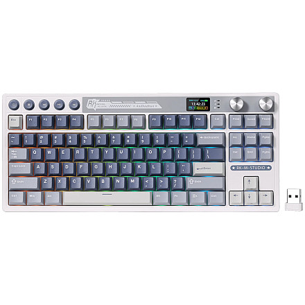 ROYAL KLUDGE RK M87 Ocean Blue Gaming Keyboard Beige switch - 1