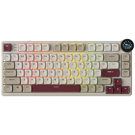 ROYAL KLUDGE RK N80 Rosy Clouds Gaming Keyboard Brown switch - 1