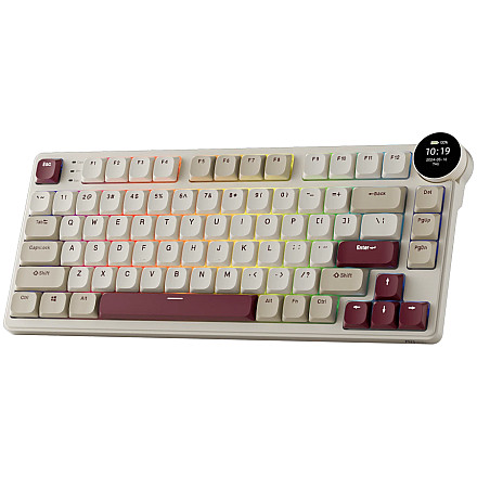 ROYAL KLUDGE RK N80 Rosy Clouds Gaming Keyboard Brown switch - 2