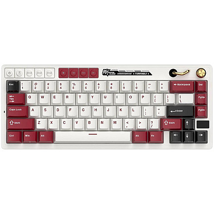ROYAL KLUDGE RK M65 Famicom Gaming Keyboard Cream switch - 1