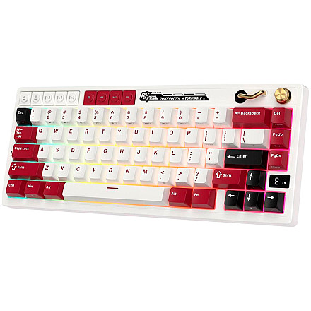 ROYAL KLUDGE RK M65 Famicom Gaming Keyboard Cream switch - 2
