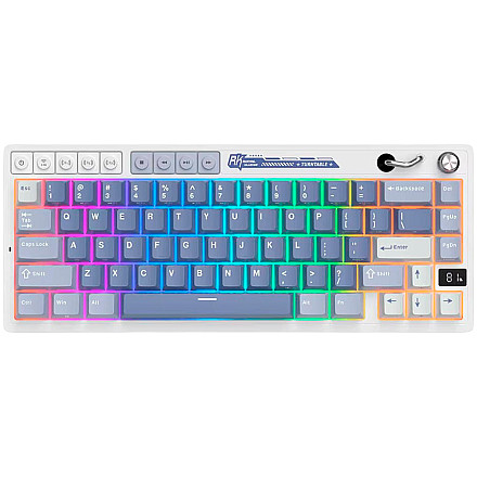 ROYAL KLUDGE RK M65 Ocean Blue Gaming Keyboard Cream switch - 1