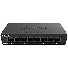 D-LINK 8-Port Gigabit Ethernet Metal Housing Unmanaged Light Switch without IGMP