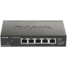 D-LINK 5-Port Gigabit PoE Smart Managed Switch with 1 PD port