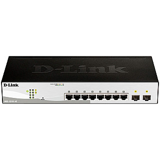 D-LINK 10-Port Gigabit Smart Switch with 2 SFP ports