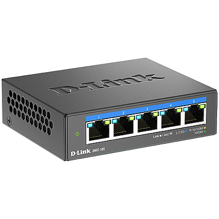 D-LINK 5-Port Multi-Gigabit Unmanaged Комутатор - 1