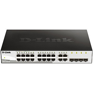 D-LINK 16 10/100/1000 Base-T port with 4 x 1000Base-T /SFP ports