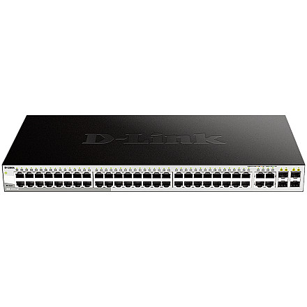 D-LINK 48 10/100/1000 Base-T port with 4 x 1000Base-T /SFP ports - 1