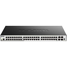 D-LINK 52-Port Gigabit Stackable POE Smart Managed Комутатор including 4 10G SFP+