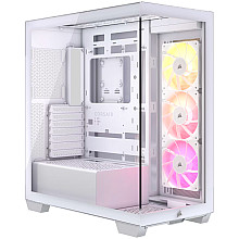 CORSAIR 3500X ARGB Mid-Tower PC Case - White