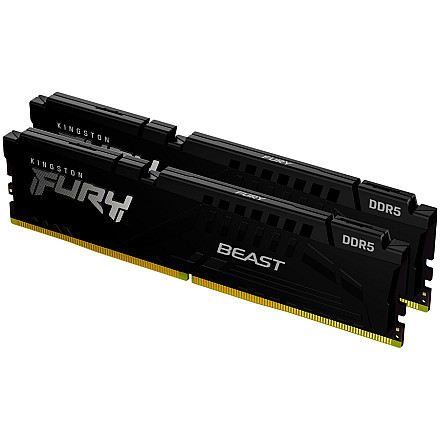 KINGSTON 64GB 6000MT/s DDR5 CL30 DIMM (Kit of 2) FURY Beast Black EXPO - 1