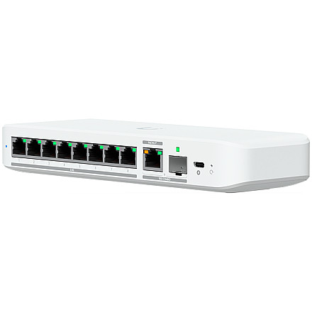 UBIQUITI UniFi Switch Flex, 8 port, (8) 2.5 GbE, (1) 10 GbE PoE+ SFP+ port combo - 1