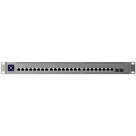 Ubiquiti Layer 3 Etherlighting USW-Pro-XG-24-PoE-EU (16) 10 GbE, (8) 2.5 GbE, and (2) 25G SFP28 ports - 1
