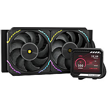 VALKYRIE V240 LCD chłodzenie wodne AIO CPU Czarny