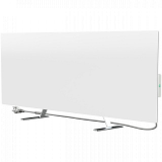 Premium Eco Smart Heater, 700W, Tempered glass, Infrared+convection heating type, Plug type: Europe (E/F type), Perenio Smart App, TUYA App, Portable and wall mounted, Made in EU, WHITE, Amazon