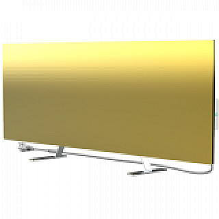 Premium Eco Smart Heater, 700W, Tempered glass, Infrared+convection heating type, Plug type: Europe (E/F type), Perenio Smart App, TUYA App, Portable and wall mounted, Made in EU, GOLDEN, Amazon