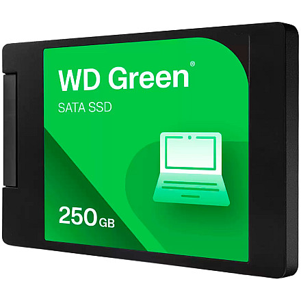 SSD POWERED BY SANDISK WD Green (2.5'', 250GB, SATA 6Gb/s) - 2