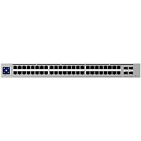 Ubiquiti Layer 3 Etherlighting USW-Pro-XG-48-EU switch with (32) 10 GbE, (16) 2.5 GbE, and (4) 25G SFP28 ports
