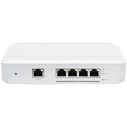Layer 2 switch with (4) 10GbE RJ45 ports and (1) GbE, 802.3at PoE+ RJ45 input.The Switch Flex XG (USW Flex XG) is a fully managed, mult-gigabit, Layer 2 switch with (4) 10GbE RJ45 ports and (1) GbE PoE input. The USW Flex XG sports slim, compact ho - 1