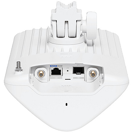 Ubiquiti Wave-AP-Gen2-EU 60 GHz + 5 GHz multipoint base station featuring 90-degree sectoral coverage, 31-client capacity, 2.7 Gbps symmetrical speed, and antenna connectors for 5 GHz range extension - 2