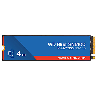 SSD WD Blue SN5100 (M.2, 4TB, PCIE GEN 4x4 NVMe)