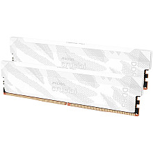 Crucial Pro OC 32GB Kit (2X16GB) DDR5-6400 CL32 UDIMM White