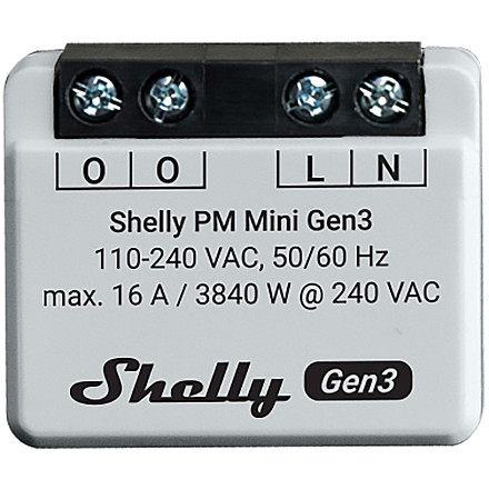 SHELLY PM Mini Gen3 moduł z pomiarem mocy - 1